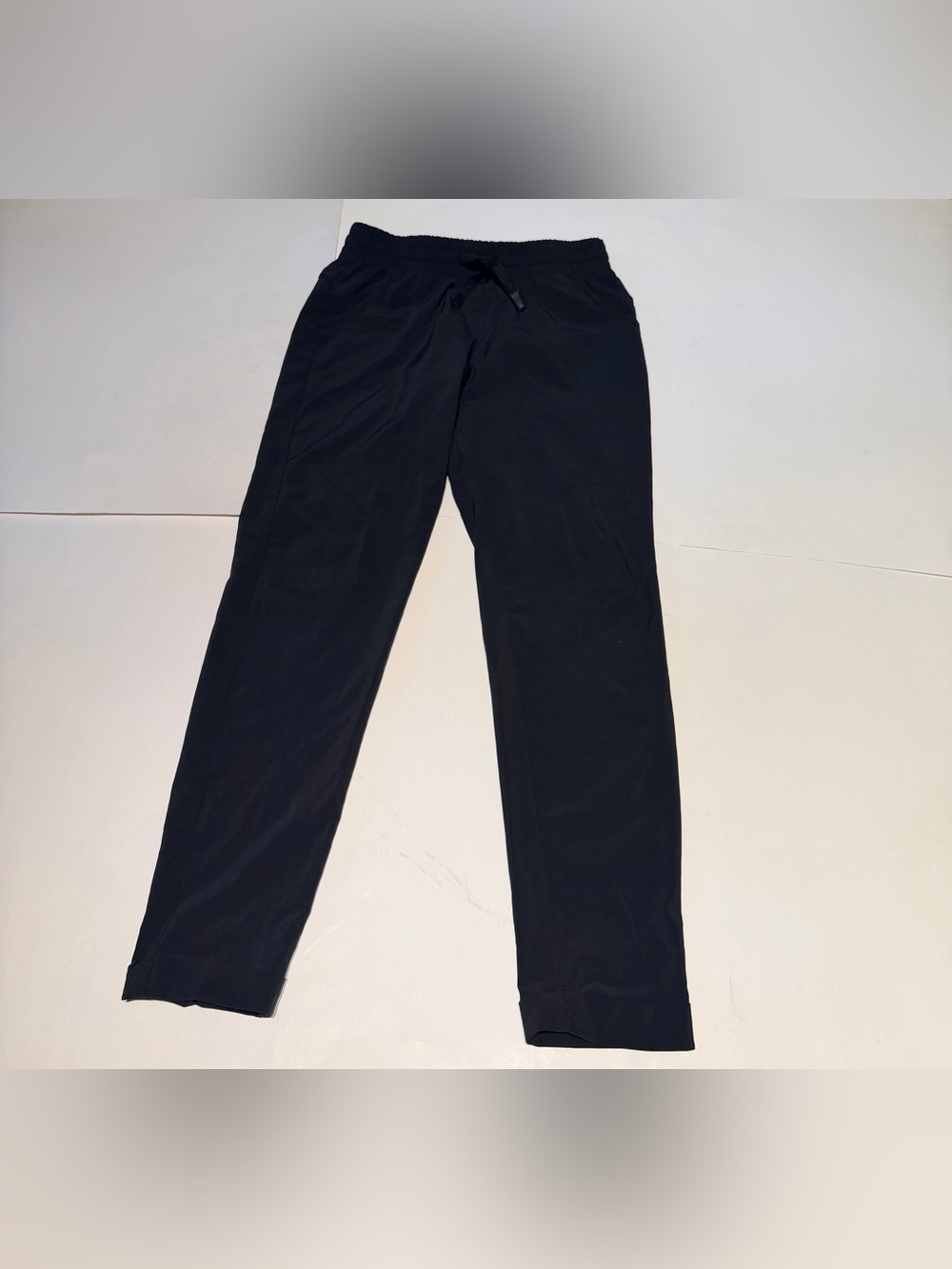 all in motion Black Slim Straight Athletic Pants with Cuff Size: Medium (7/8)